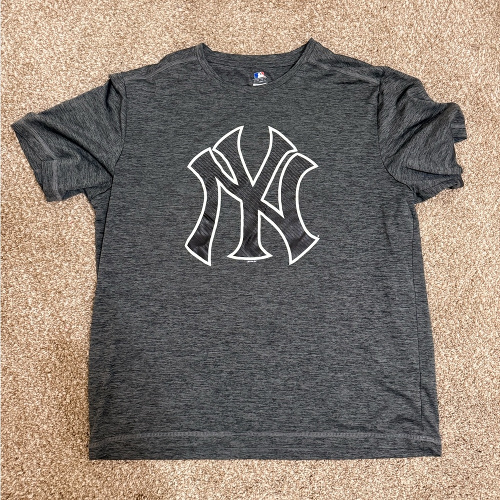 Gray MLB Logo T-Shirt